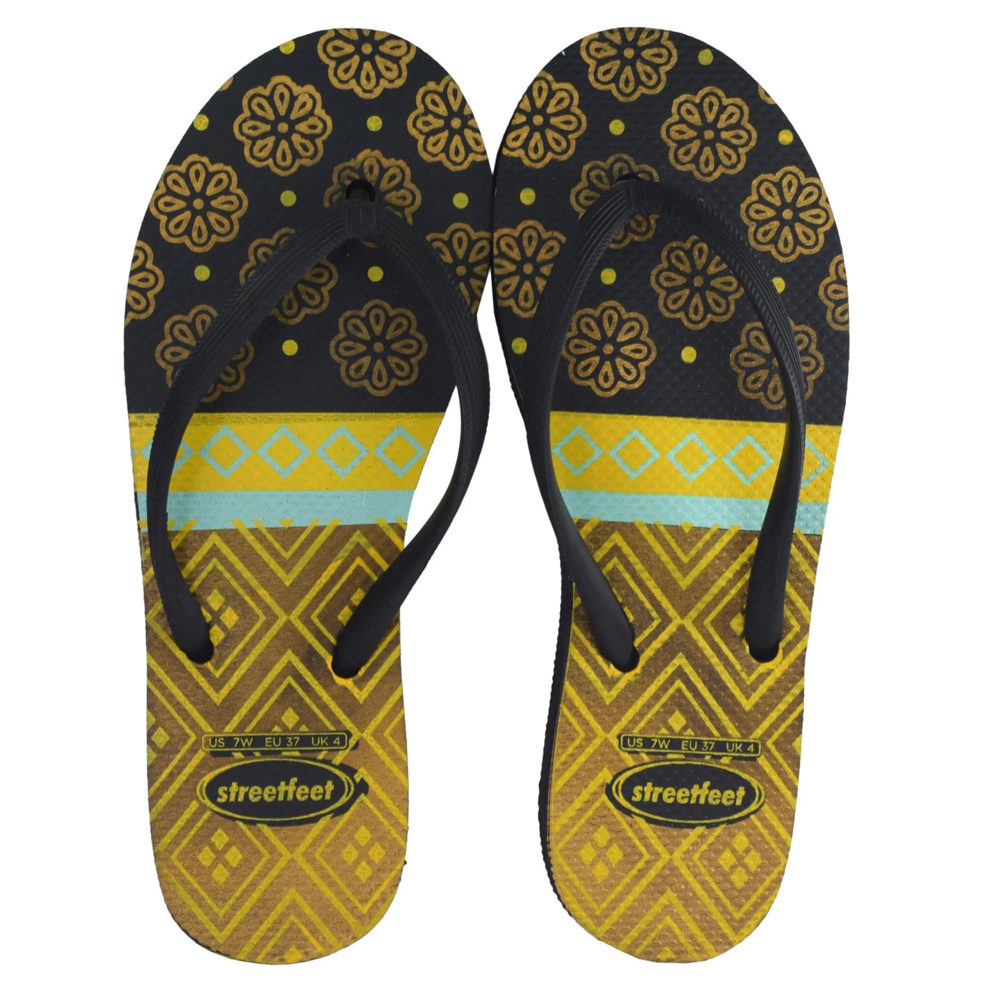 Desi Flip Flops by StreetFeet – Vibrant and comfortable footwear with desi-inspired design, cushioned footbed, and durable outsole, perfect for a bold and cultural statement