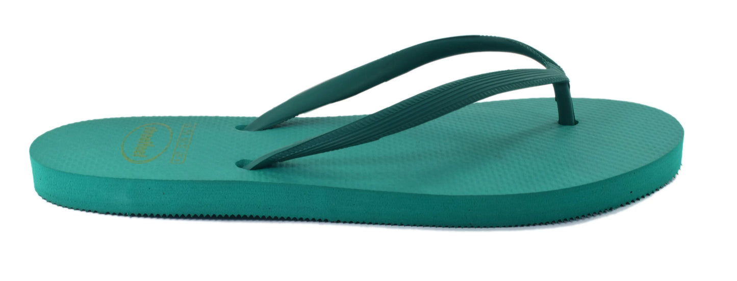 Greenie Flip Flops by StreetFeet – Subtle green flip flops for women with cushioned footbed and sleek design, stylish and comfortable ladies chappal for everyday wear