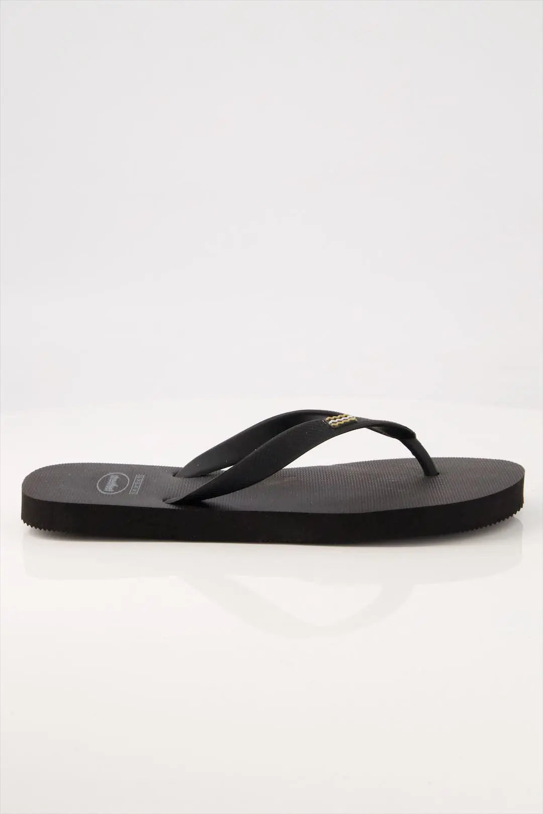 Shadow Flip Flops by StreetFeet – Black flip flops for men with cushioned footbed and textured sole, stylish and durable gents chappal for everyday comfort