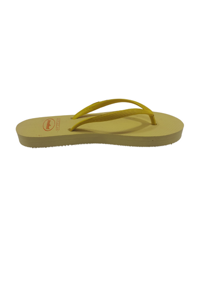 Lemon Sorbet Flip Flops by StreetFeet – Simple and Comfortable Footwear in a Solid Lemon Yellow Color, Cushioned Footbed, and Durable Outsole, Perfect for a Fresh and Minimal Summer Style.