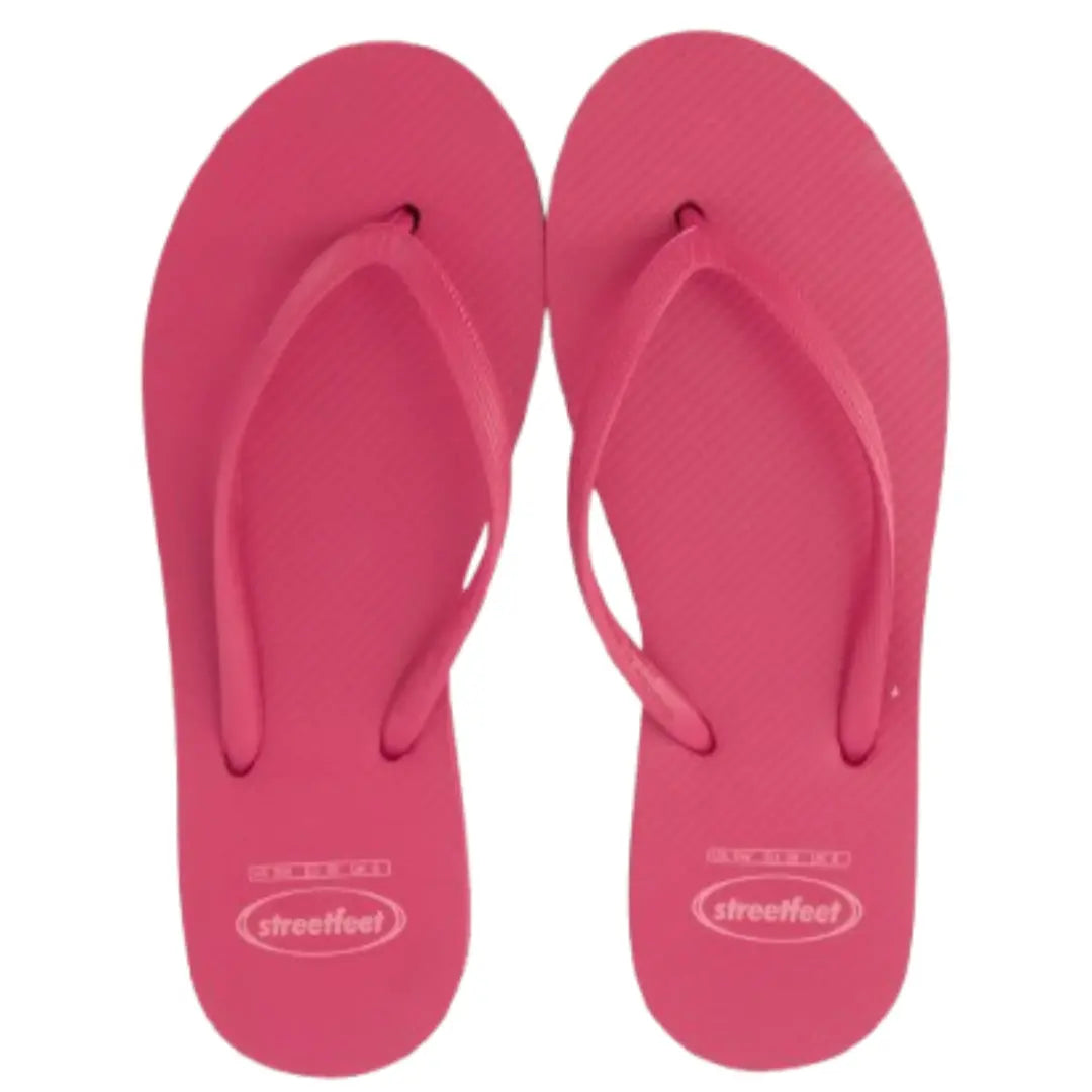 Barbie Flip Flops by StreetFeet – Shocking pink flip flops for women with cushioned sole and bold color, stylish and comfortable ladies chappal for casual wear

