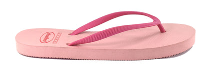 Rosy Flip Flops by StreetFeet – Elegant and Comfortable Footwear with Soft Rosy Pink Sole and Dark Pink Strap, Cushioned Footbed, and Durable Outsole, Perfect for Adding Feminine Charm to Your Casual Style.

