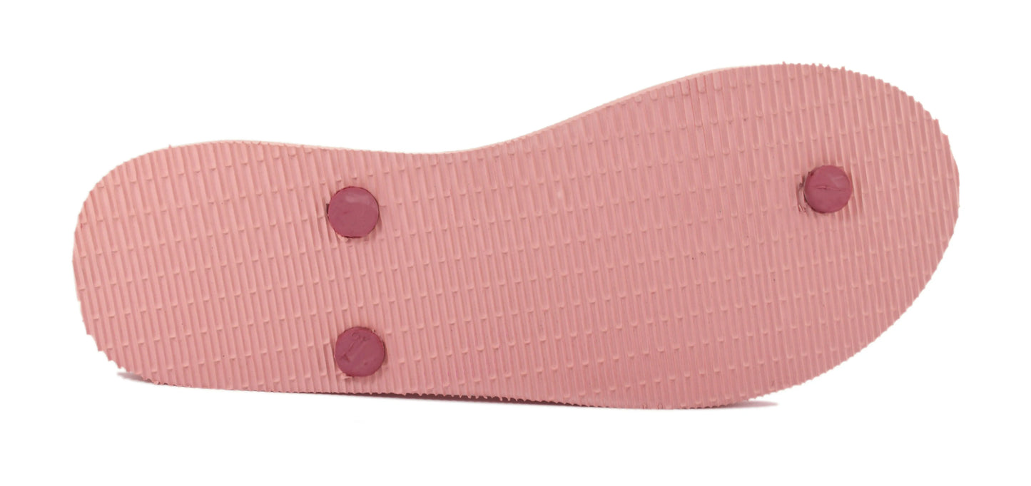 Rosy Flip Flops by StreetFeet – Elegant and Comfortable Footwear with Soft Rosy Pink Sole and Dark Pink Strap, Cushioned Footbed, and Durable Outsole, Perfect for Adding Feminine Charm to Your Casual Style.

