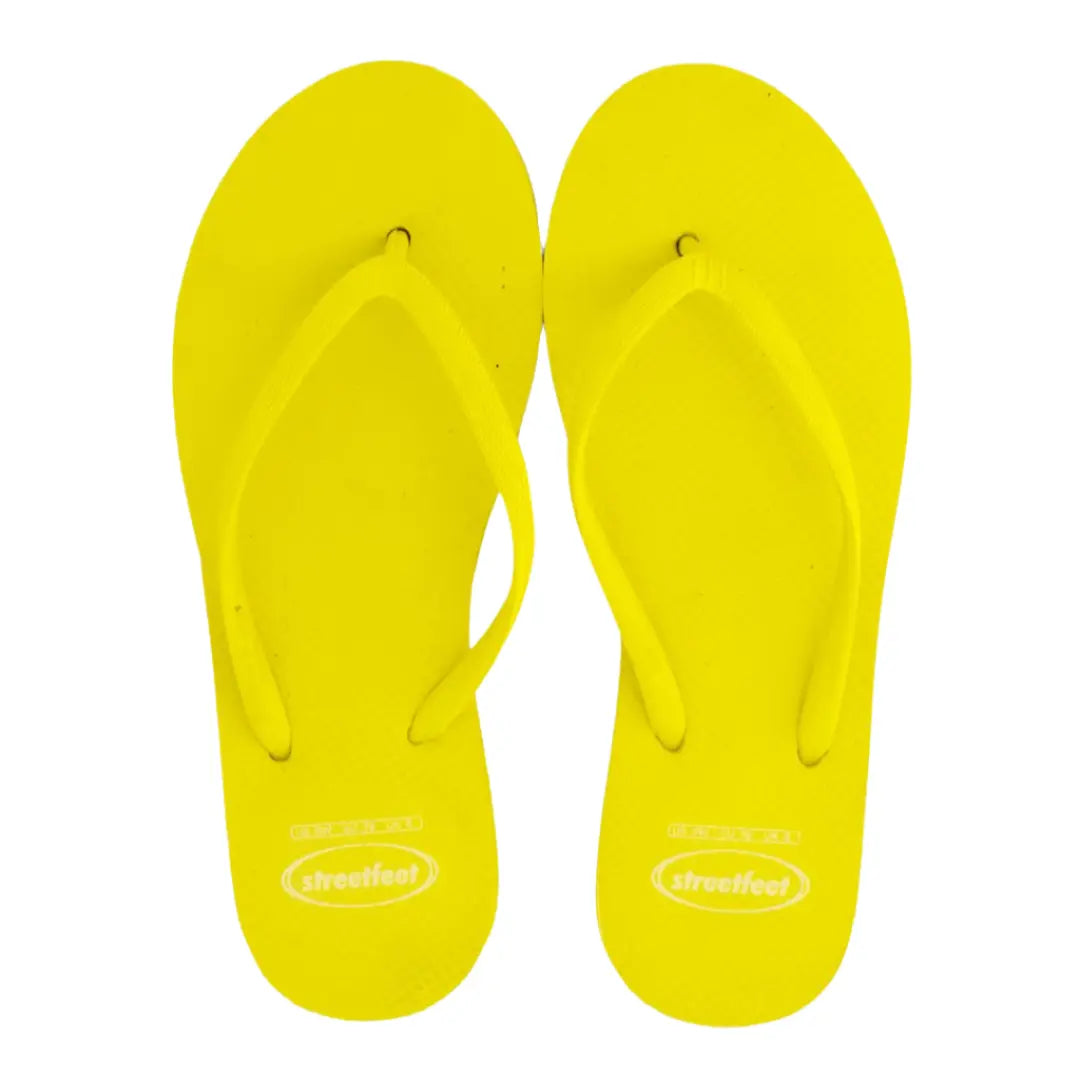 Neon Flip Flops by StreetFeet – Bright neon flip flops for women with cushioned sole and durable grip, bold and comfortable ladies chappal for casual wear

