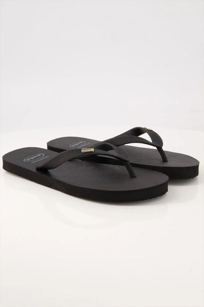 Shadow Flip Flops by StreetFeet – Black flip flops for men with cushioned footbed and textured sole, stylish and durable gents chappal for everyday comfort

