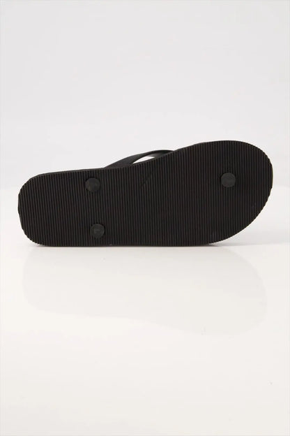 Shadow Flip Flops by StreetFeet – Black flip flops for men with cushioned footbed and textured sole, stylish and durable gents chappal for everyday comfort

