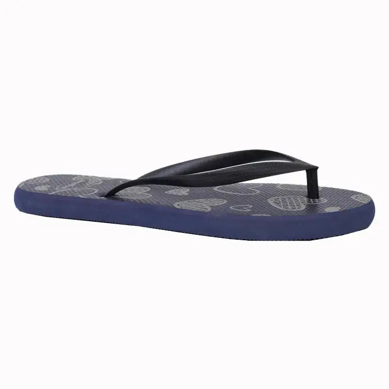 Dil Flip-Flops by Street Feet featuring a colorful heart design, lightweight breathable sole, and durable PVC straps for long-lasting comfort. Stylish casual footwear perfect for everyday wear.