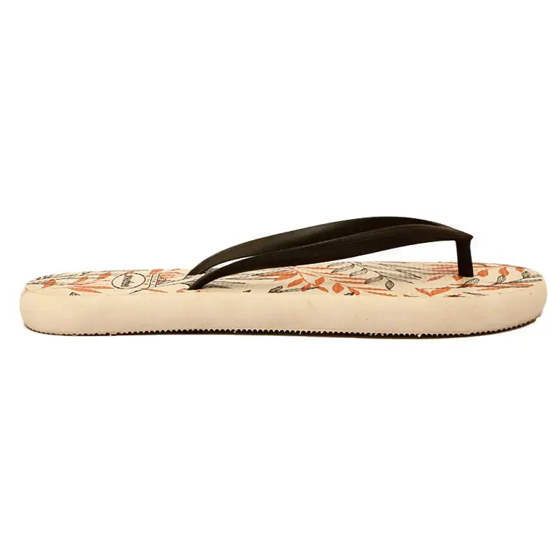 Chic flip-flops with a soft leafy print, designed for easy summer days.
Flexible rubber straps and cushioned soles for a smooth, natural stride.
A breezy, casual choice for walks, errands, and relaxed hangouts.
Available in 5 statement colors- red, black, beige, maroon and off-white.