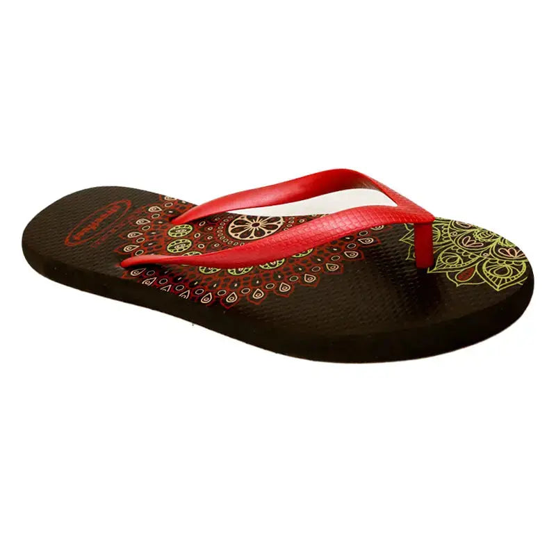 Mandala Flip Flops by StreetFeet – Trendy and comfortable footwear  option with intricate mandala design, cloud-like footbed, and durable outsole. Available in 5 vibrant color combinations.