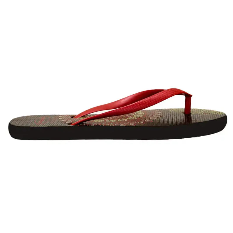 Mandala Flip Flops by StreetFeet – Trendy and comfortable footwear  option with intricate mandala design, cloud-like footbed, and durable outsole. Available in 5 vibrant color combinations.