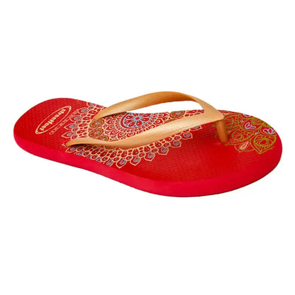 Mandala Flip Flops by StreetFeet – Trendy and comfortable footwear  option with intricate mandala design, cloud-like footbed, and durable outsole. Available in 5 vibrant color combinations.