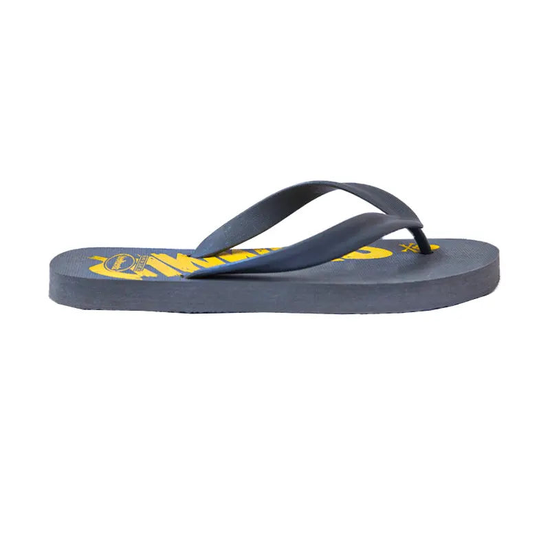 Men’s Summer Taste Flip-Flops by Street Feet featuring vibrant printed designs, lightweight cushioned soles, and durable rubber straps for casual, breathable all-day comfort. Available in 4 masculine colours- Grey, green read and blue.
